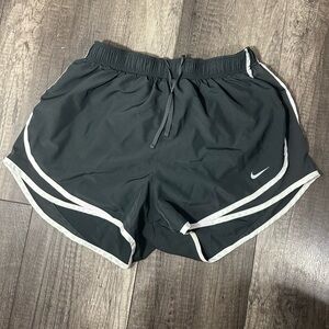 Nike - Dark Grey and White DriFit Athletic Shorts - Size L